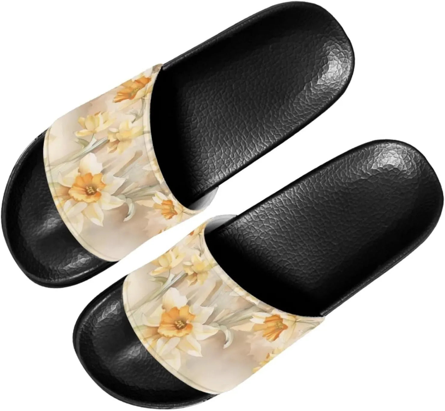 Semioury Starry Sky Cozy Home Shoes Tulip Tie-Dye Soft Sole Bedroom Anti-Skid Outdoor Sole House Shoes for Women Men Family