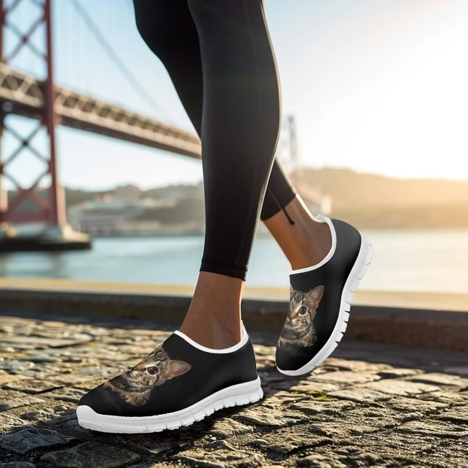 Shoes for Womens Flats Sneakers Sport Athletic Tennis Shoe Slip on Loafers Footwear