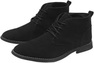 Shoes Men's Fashionable Pointed Lace-up Leather Boots Business Casual Oxford Shoes Men Comfortable Breathable Shoes for Shopping Driving Working