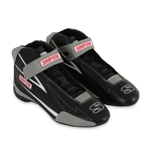 Simpson Racing Supercoil Shoe Black/Grey - 11Size 11 Black/Grey