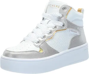 Skechers Girl's Court High-Shine Kicks Sneaker