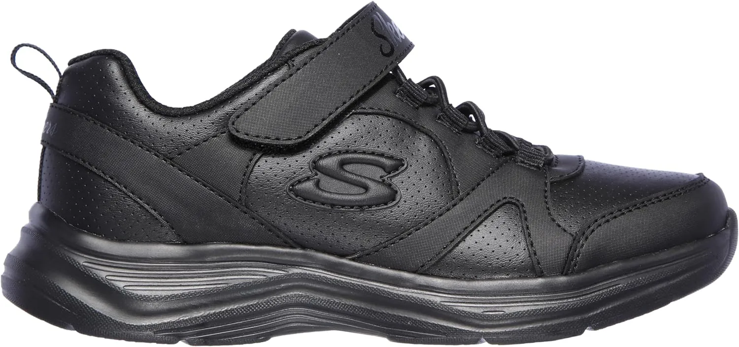 Skechers Girls' Glimmer Kicks School Struts Sneaker
