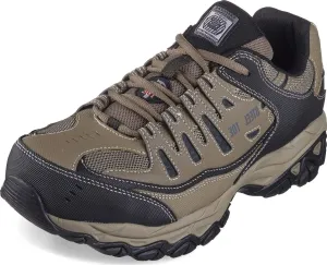 Skechers Men's Cankton Steel Toe Construction Shoe – Electrical Hazard Rated, Memory Foam