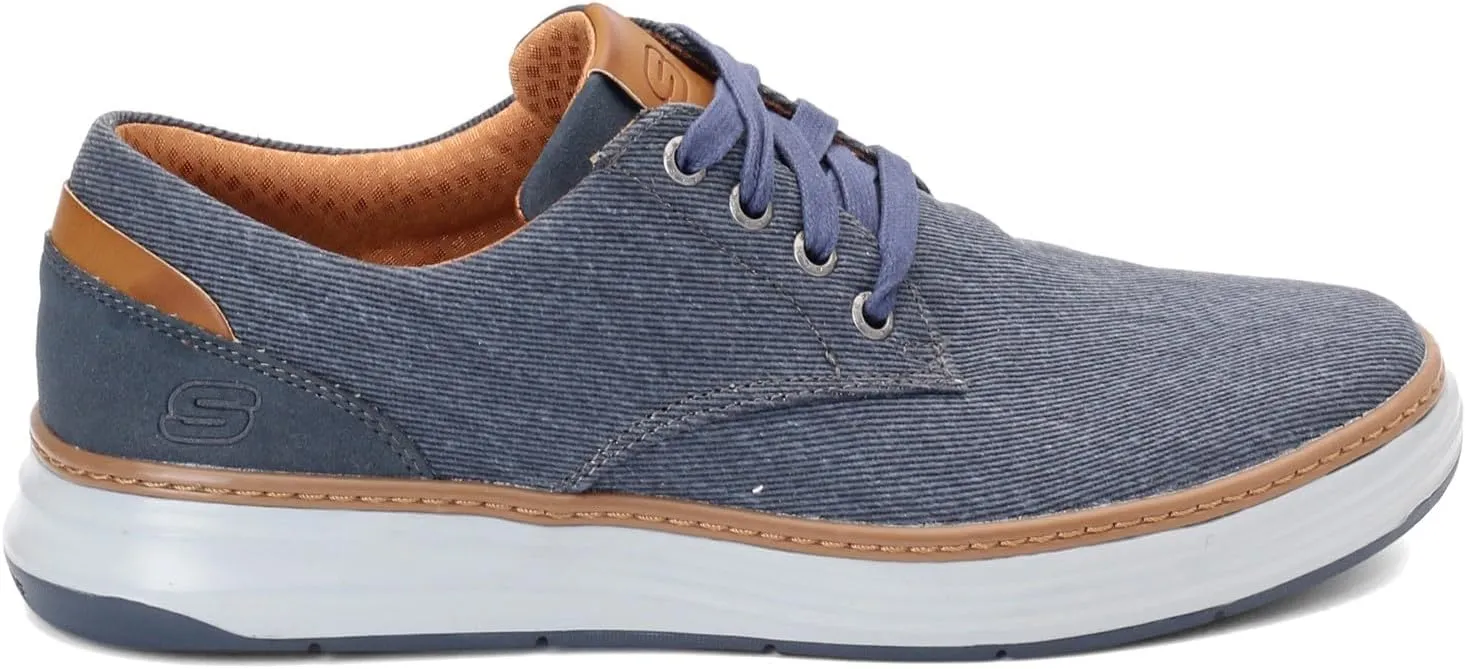 Skechers Men's Moreno Canvas Oxford Shoe, xx