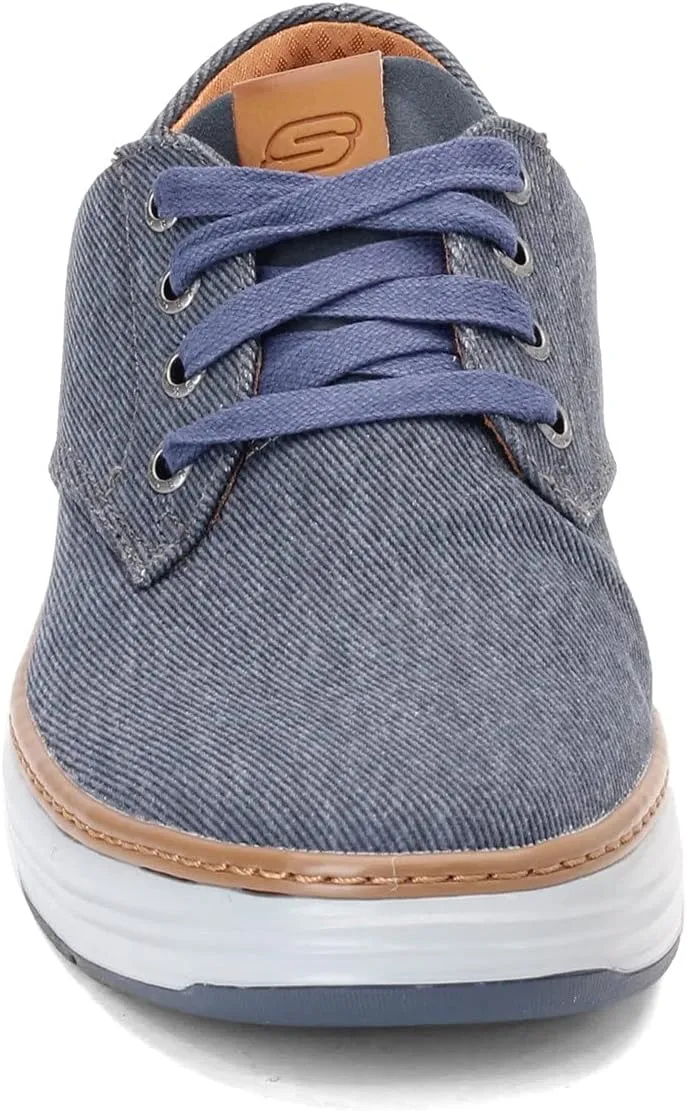 Skechers Men's Moreno Canvas Oxford Shoe, xx