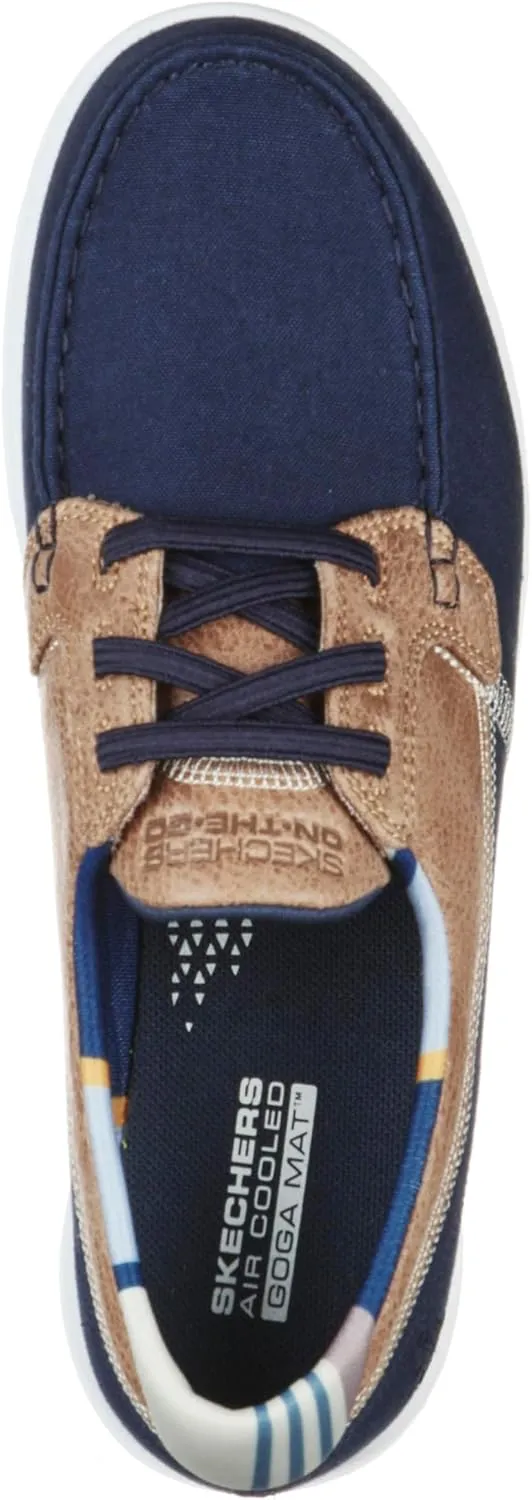 Skechers Women's Go Walk Lite Textile Boat Shoe