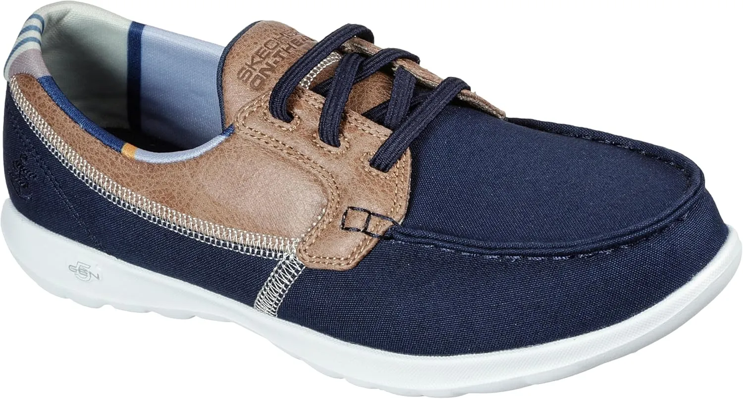 Skechers Women's Go Walk Lite Textile Boat Shoe