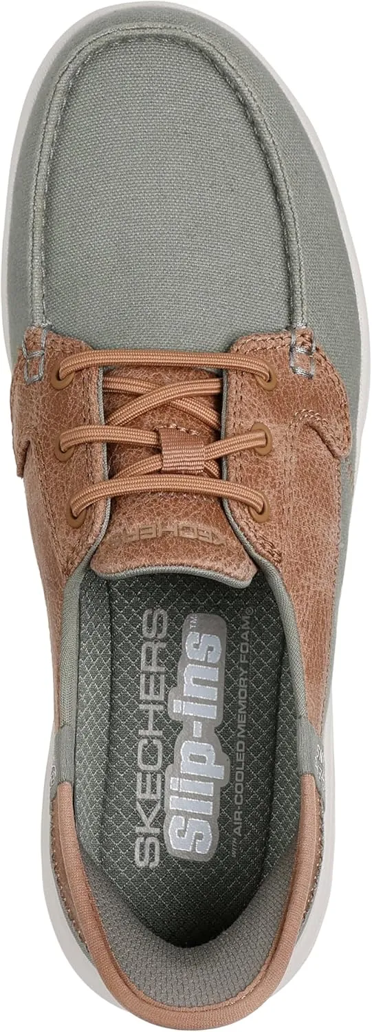 Skechers Women's Hands Free Slip-ins On-The-go Flex-Palmilla Boat Shoe