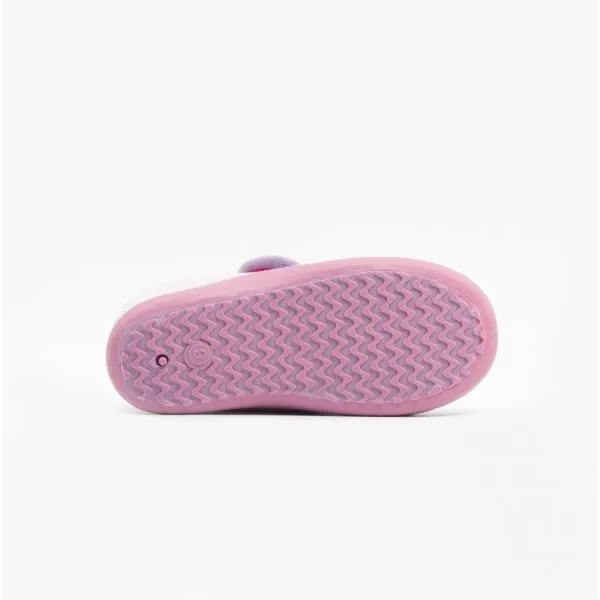 Sleepers MYSTIQUE Girls Touch Fastening Boot Slippers Lilac