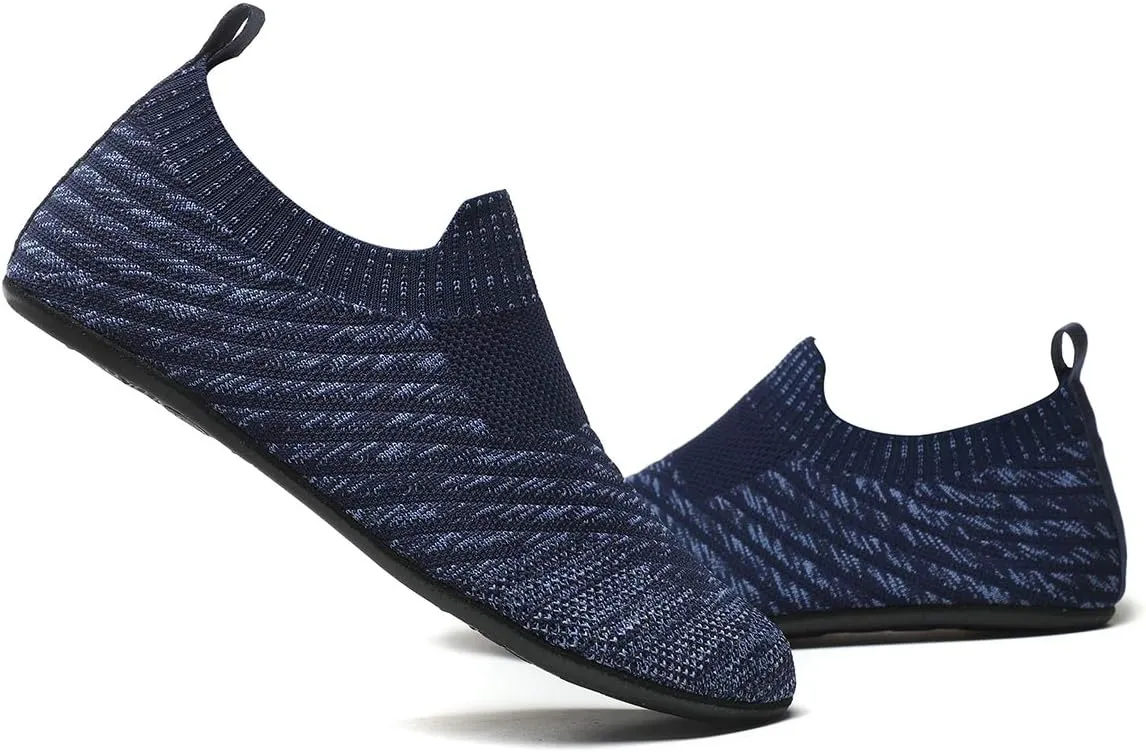 SLEVEL Lightweight Non Slip Travel Indoor Grip House Slipper Socks Unisex Adult Around The House Floor Home Shoes for Women Men