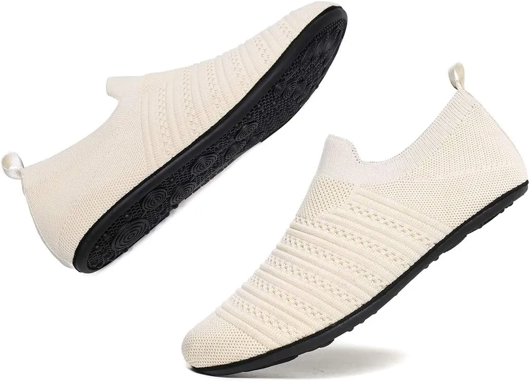 SLEVEL Lightweight Non Slip Travel Indoor Grip House Slipper Socks Unisex Adult Around The House Floor Home Shoes for Women Men