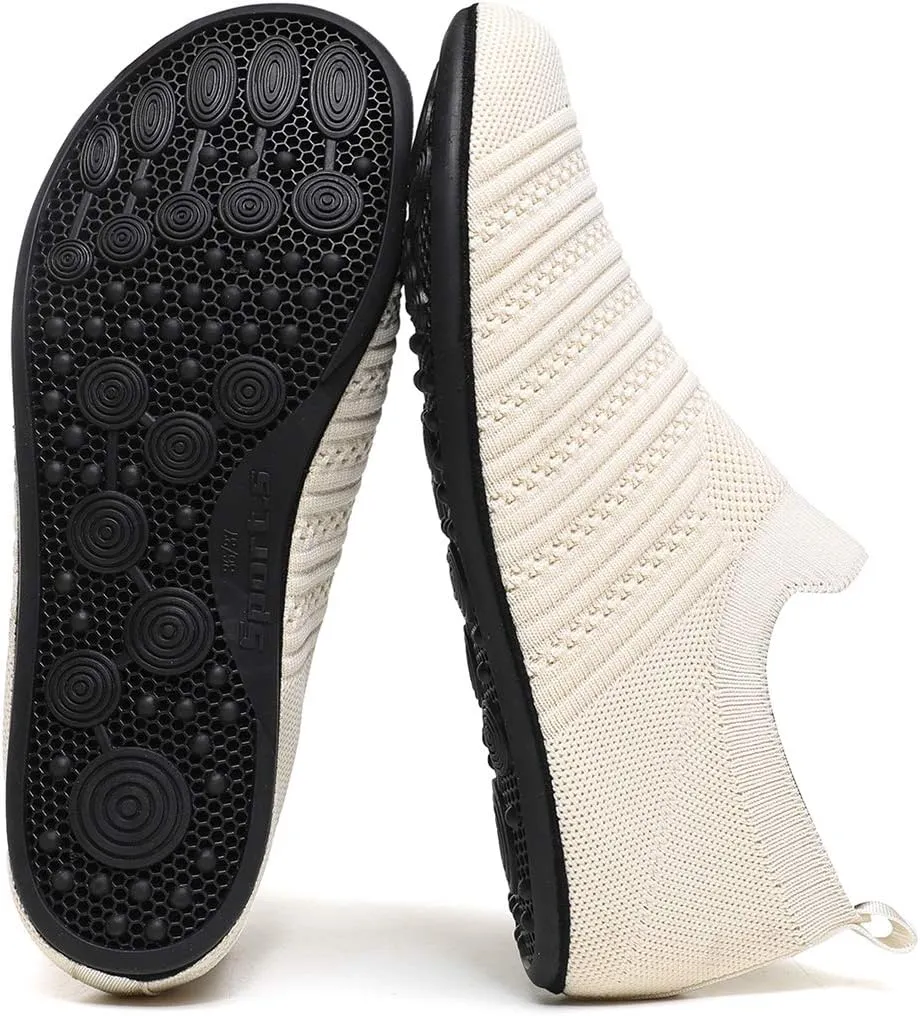 SLEVEL Lightweight Non Slip Travel Indoor Grip House Slipper Socks Unisex Adult Around The House Floor Home Shoes for Women Men