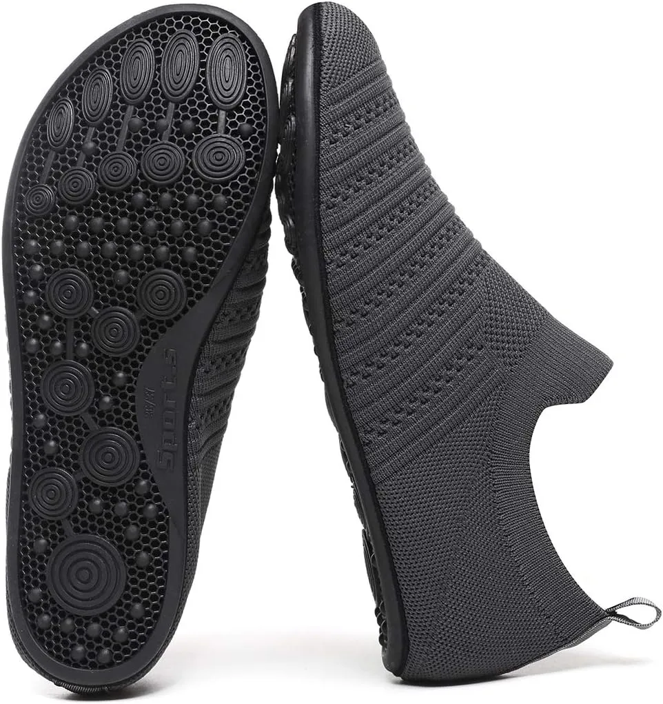 SLEVEL Lightweight Non Slip Travel Indoor Grip House Slipper Socks Unisex Adult Around The House Floor Home Shoes for Women Men