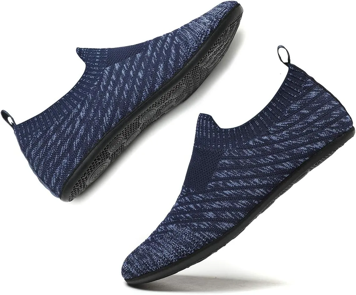 SLEVEL Lightweight Non Slip Travel Indoor Grip House Slipper Socks Unisex Adult Around The House Floor Home Shoes for Women Men