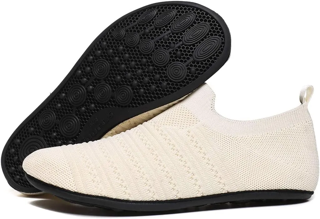 SLEVEL Lightweight Non Slip Travel Indoor Grip House Slipper Socks Unisex Adult Around The House Floor Home Shoes for Women Men