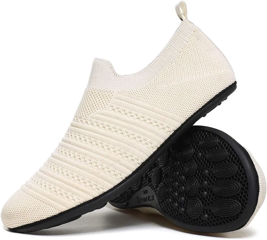 SLEVEL Lightweight Non Slip Travel Indoor Grip House Slipper Socks Unisex Adult Around The House Floor Home Shoes for Women Men