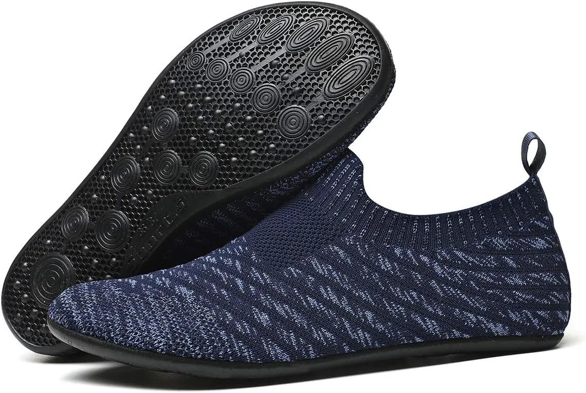 SLEVEL Lightweight Non Slip Travel Indoor Grip House Slipper Socks Unisex Adult Around The House Floor Home Shoes for Women Men