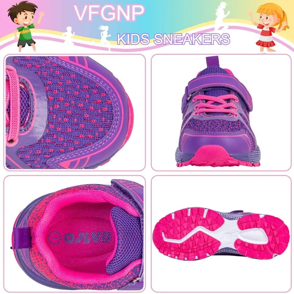 Sneakers for Boys and Girls, Kids Tennis Running Shoes, Lightweight Breathable Sport Athletic Shoe