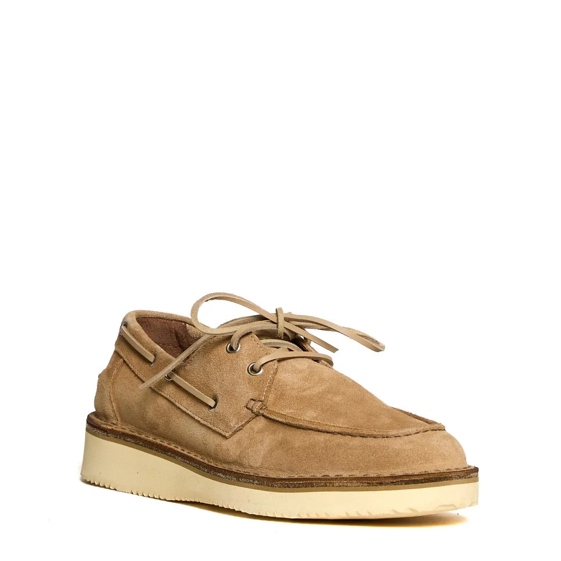 Soft Suede Boat Shoes With Interchangeable Laces