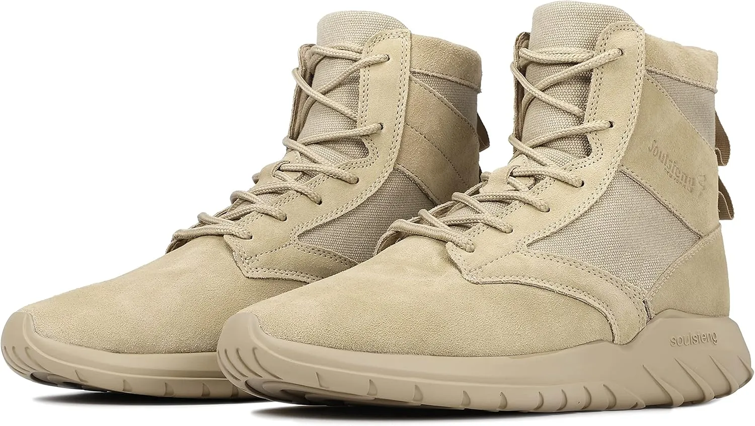 Soulsfeng Tactical Boots for Men and Women Lightweight Sneaker Boots Work Hiking Military Booties
