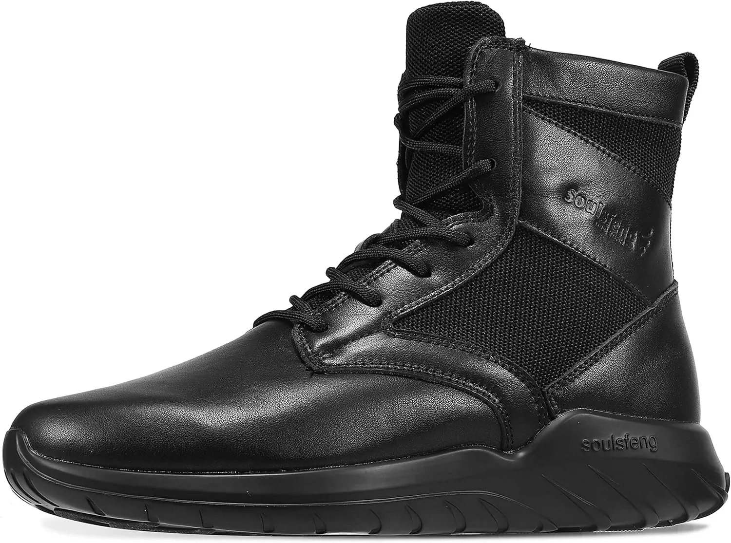 Soulsfeng Tactical Boots for Men and Women Lightweight Sneaker Boots Work Hiking Military Booties