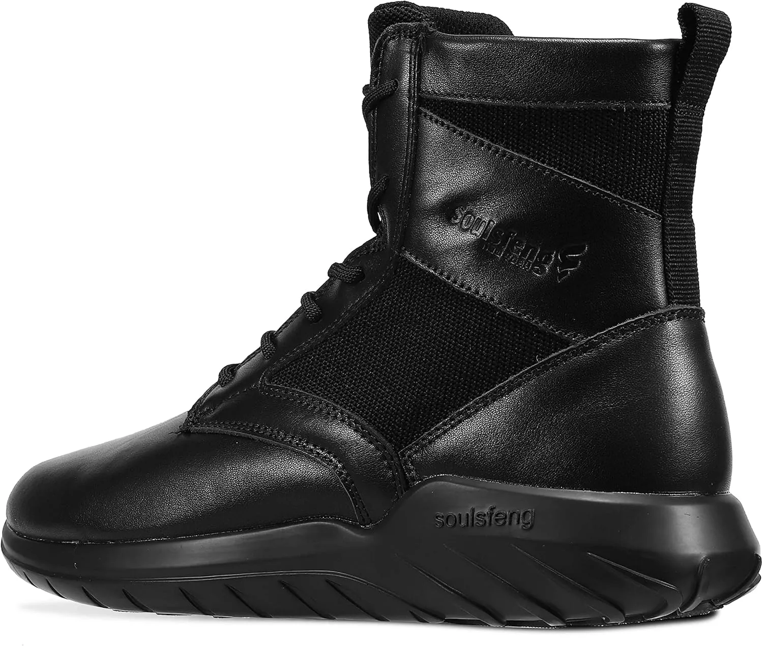 Soulsfeng Tactical Boots for Men and Women Lightweight Sneaker Boots Work Hiking Military Booties