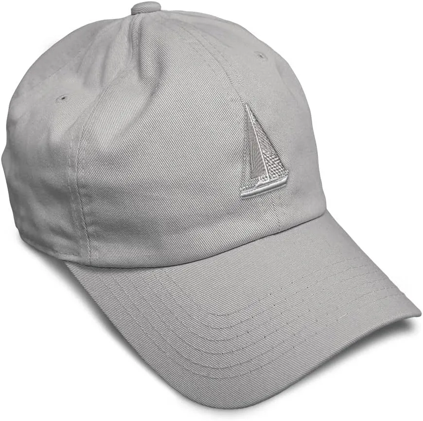 Speedy Pros Soft Baseball Cap Sail Boat F Embroidery Boats Sailboat Embroidery Twill Cotton Dad Hats for Men & Women