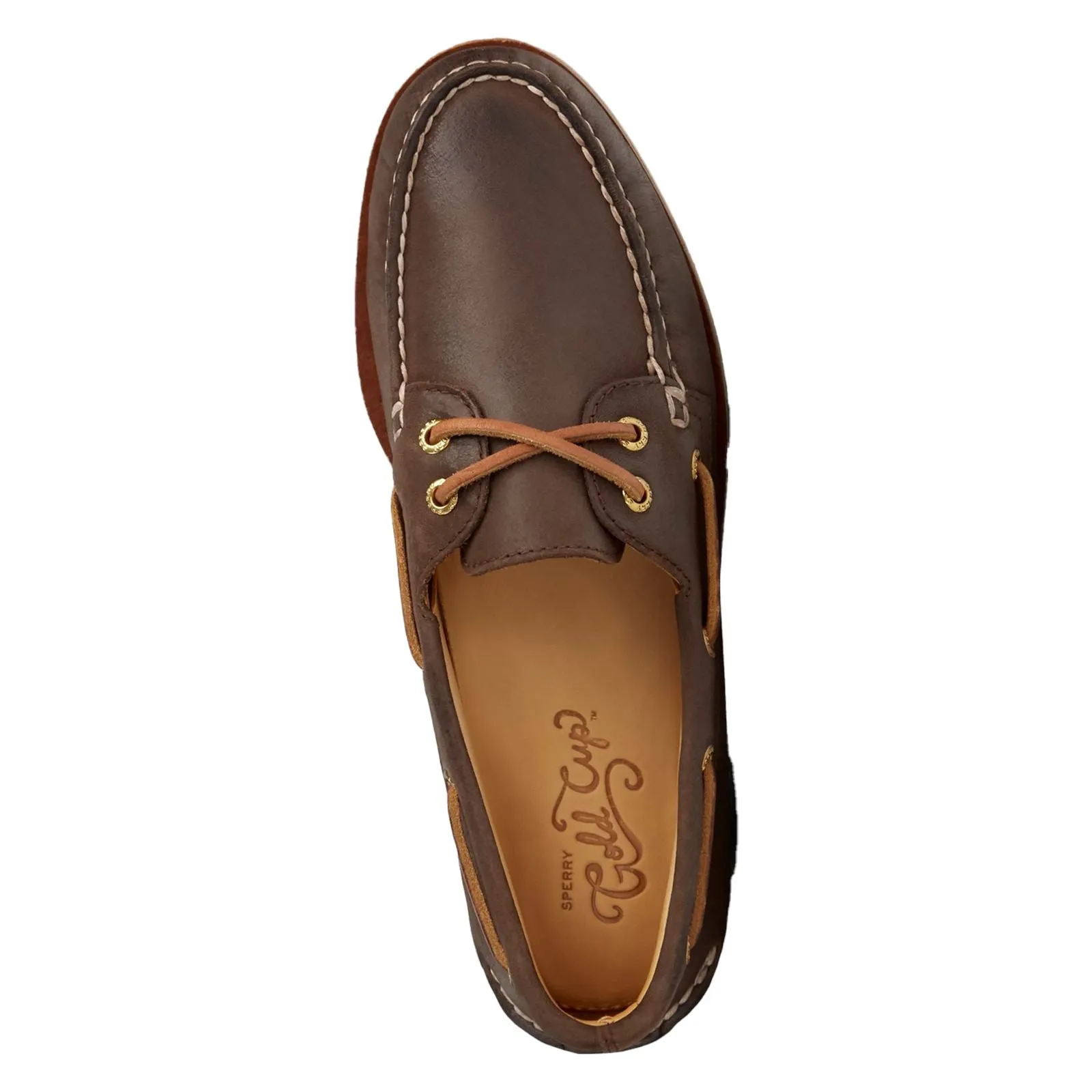Sperry Men's Gold Cup Authentic Original Boat Shoe in Brown