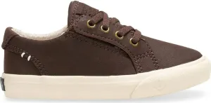 Sperry Striper 2 Lace to Toe Jr Sneaker, Brown, 9 W Unisex Little Kid