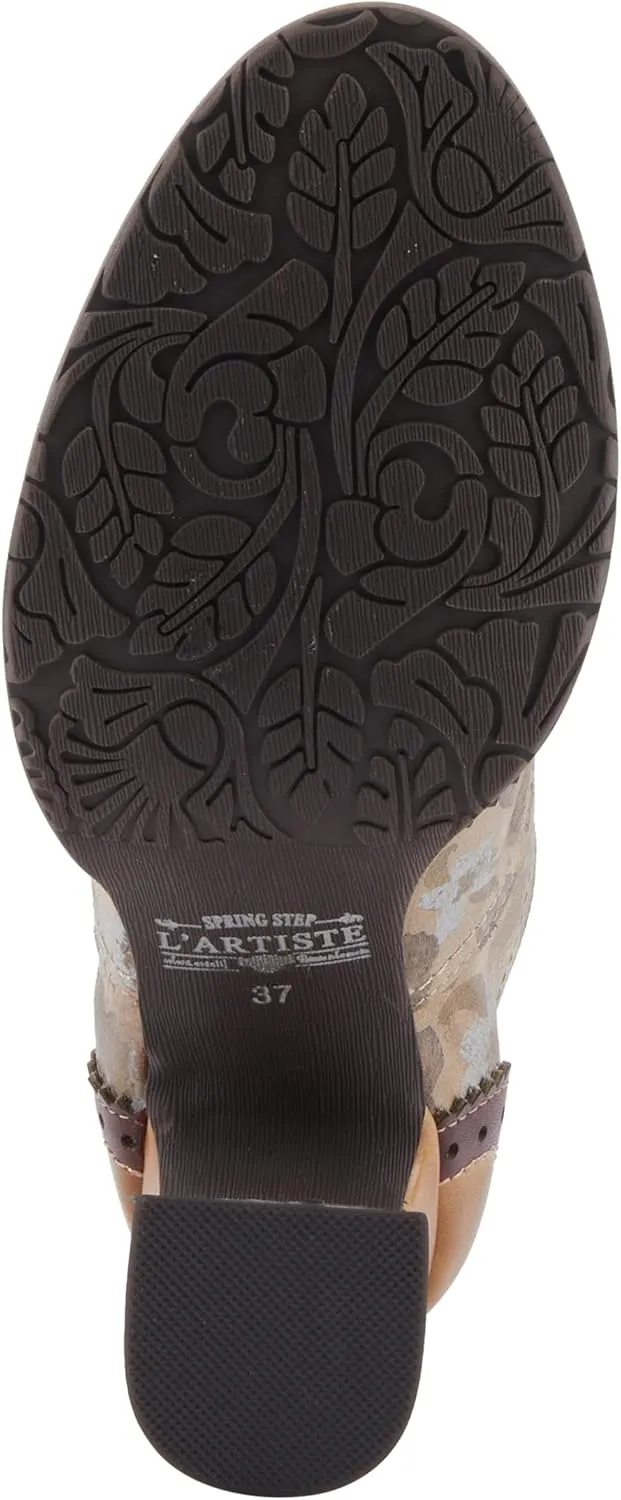 Spring Step L'Artiste Perrine Women's Professional Loafer - Artful Prints, Feminine Details, Polished Look