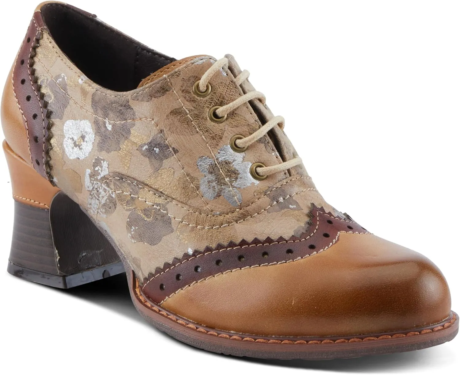 Spring Step L'Artiste Perrine Women's Professional Loafer - Artful Prints, Feminine Details, Polished Look