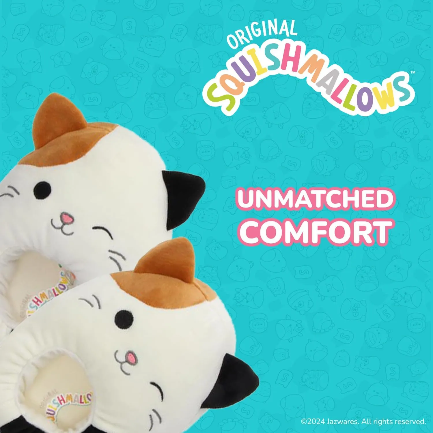 Squishmallows Slippers Plush Lightweight Warm Comfort Soft Aline Slipper House Shoes for Kids and Adults (sizes 11-1 Little Kid / 2-5 Big Kid / 5-10 Adult)