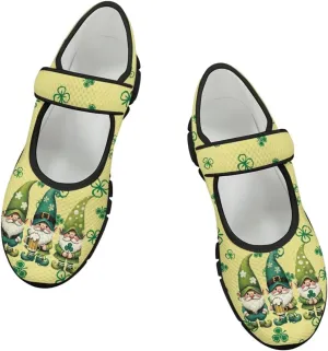 St Patricks Day Mary Jane Shoes for Womens Casual Breathable Casual Flats Non Slip Fashion Walking Sneakers