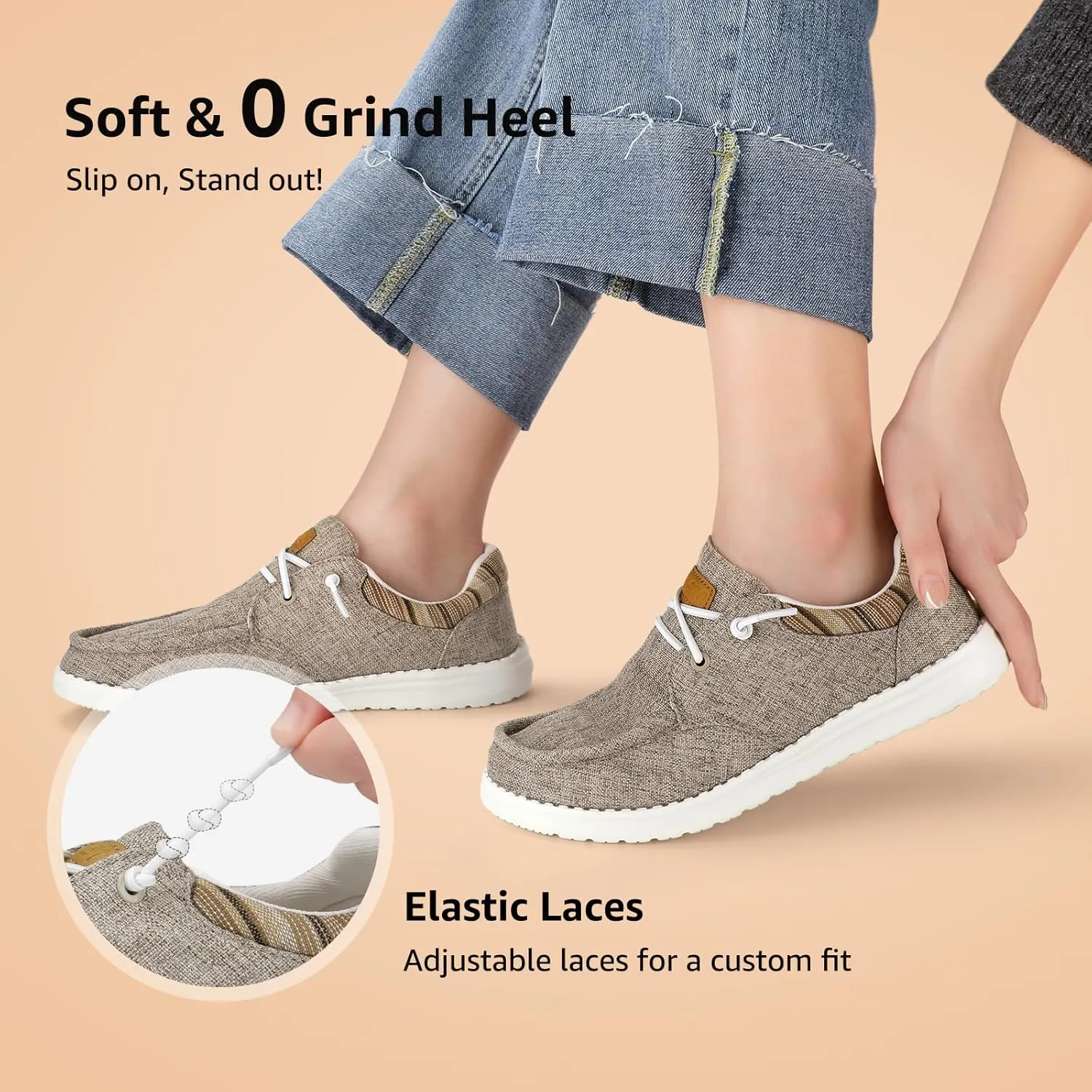 STQ Women's Lace up Loafers丨Orthopedic Comfotable Ultralight Boat Casual Shoes with Arth Support