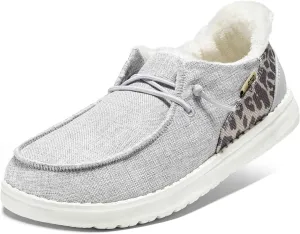STQ Women's Loafers丨Orthopedic Fur Lined Ultralight Boat Casual Shoes with Arth Support