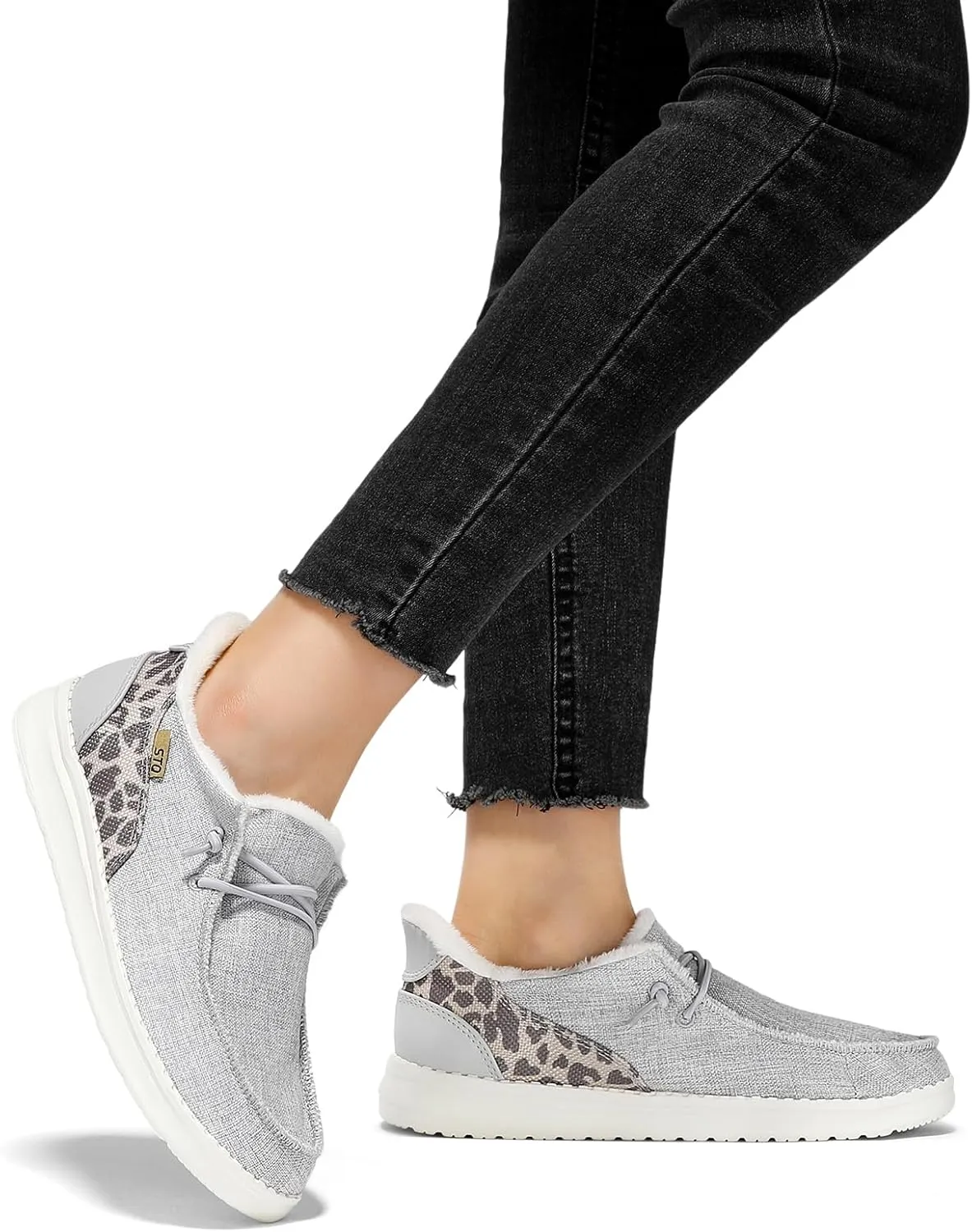 STQ Women's Loafers丨Orthopedic Fur Lined Ultralight Boat Casual Shoes with Arth Support