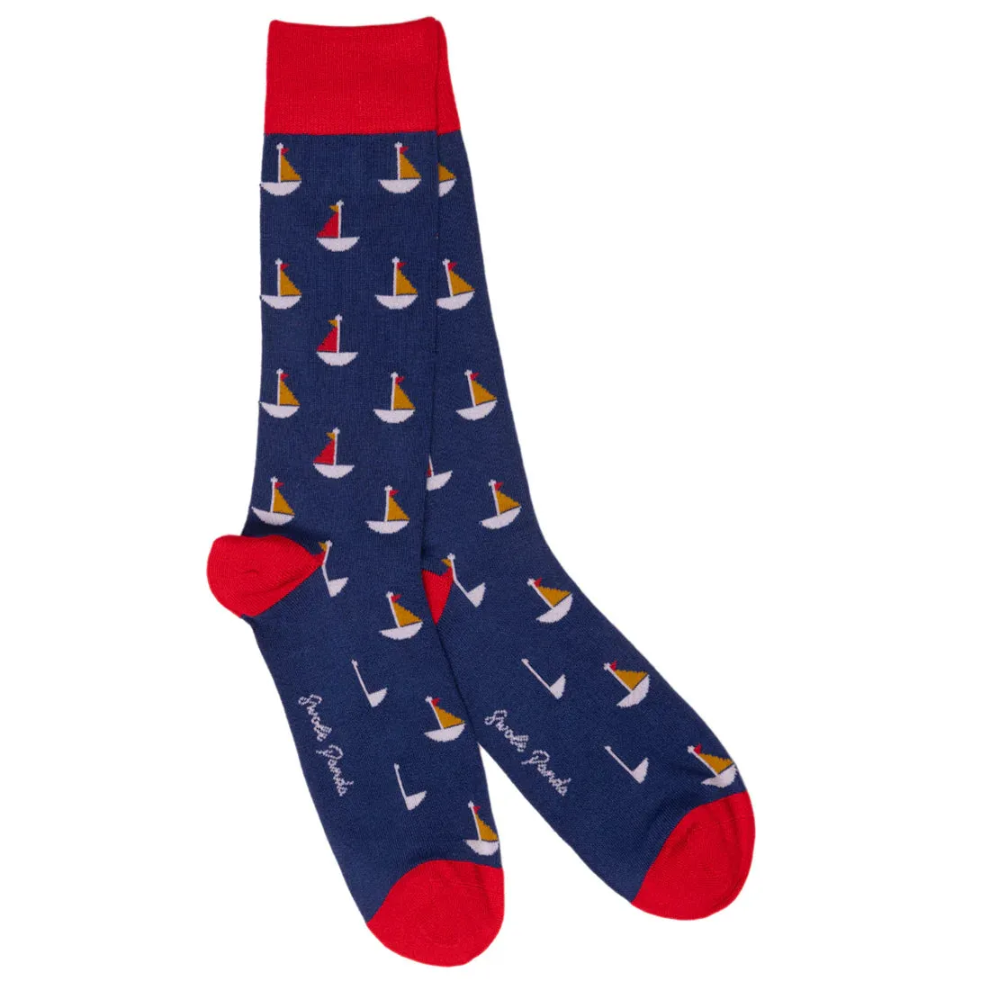 Swole Panda Bamboo Boat Socks