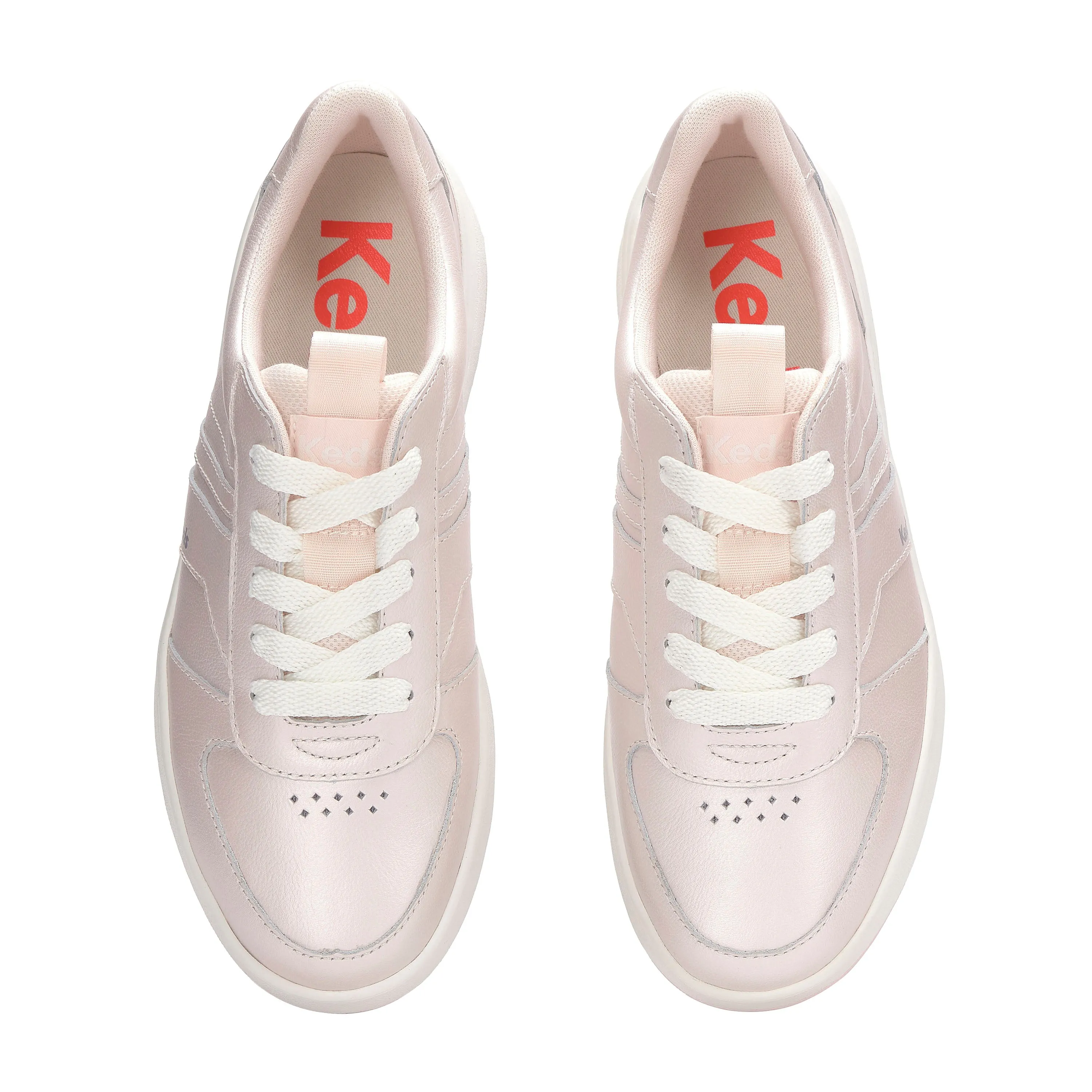 The Court II Leather Pearlised Pink