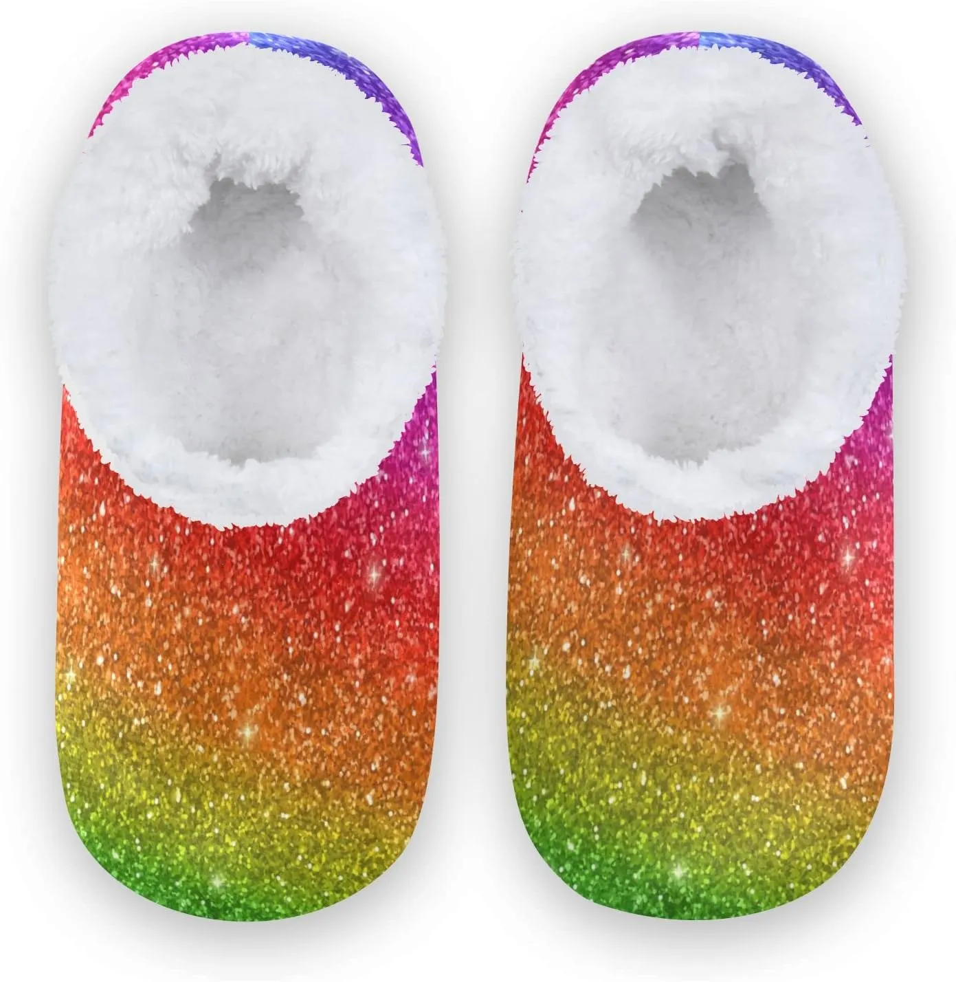 The Most Wonderful Time Kids House Slippers Red Green Buffalo Plaid Boys Closed Back Fuzzy Feet Slippers Girls Coral Fleece Slipper Socks No Skid Warm Cozy Home Slippers For Indoor Outdoor Winter