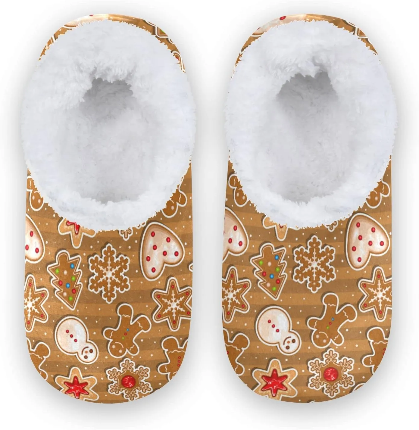 The Most Wonderful Time Kids House Slippers Red Green Buffalo Plaid Boys Closed Back Fuzzy Feet Slippers Girls Coral Fleece Slipper Socks No Skid Warm Cozy Home Slippers For Indoor Outdoor Winter