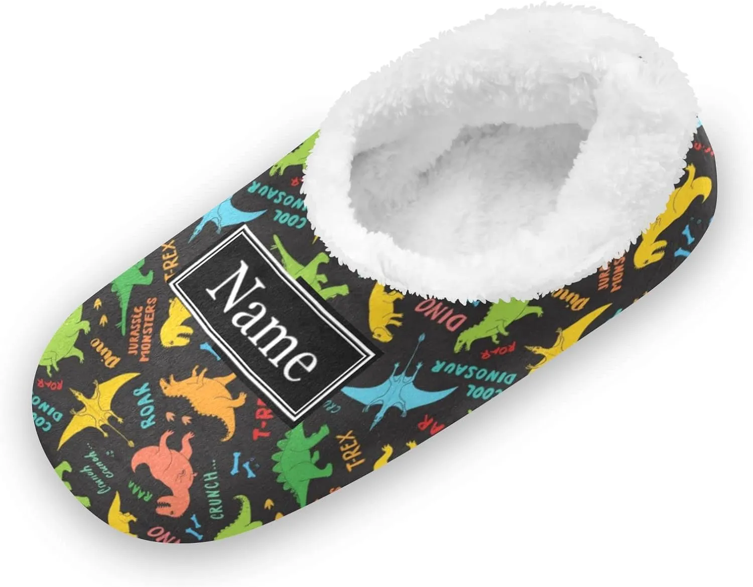 The Most Wonderful Time Kids House Slippers Red Green Buffalo Plaid Boys Closed Back Fuzzy Feet Slippers Girls Coral Fleece Slipper Socks No Skid Warm Cozy Home Slippers For Indoor Outdoor Winter