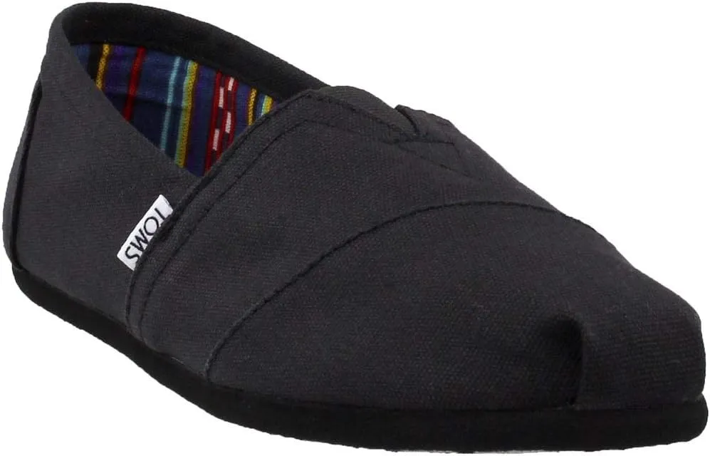 TOMS Womens Alpargata - Black