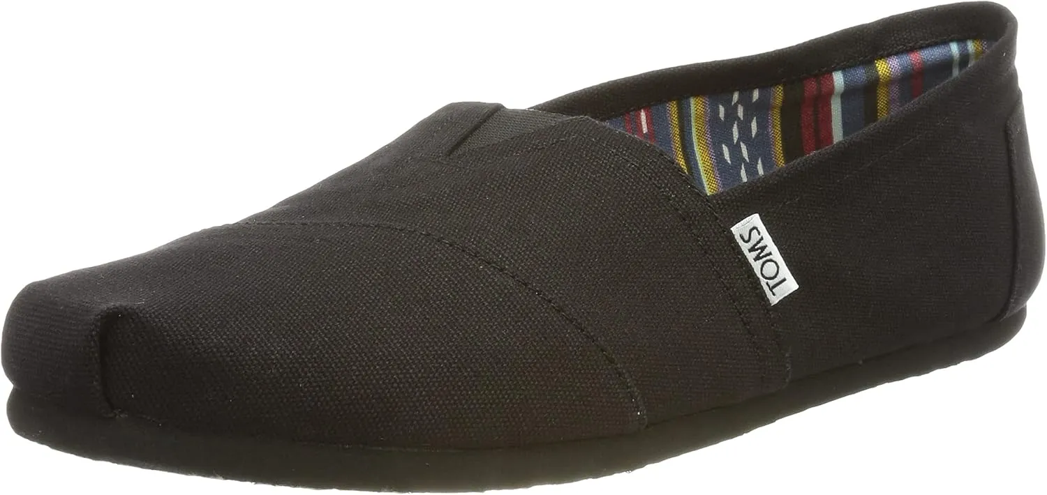 TOMS Womens Alpargata - Black