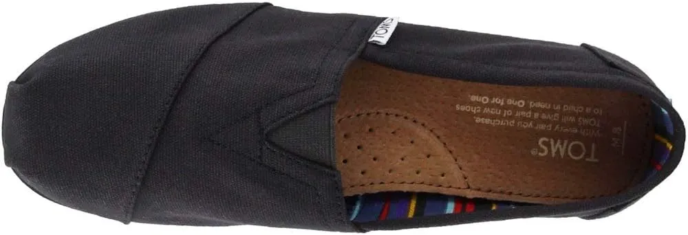 TOMS Womens Alpargata - Black