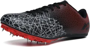 Track Spike Shoe for Men Professional Field and Track Shoes Breathable Running High Jump Racing Shoes