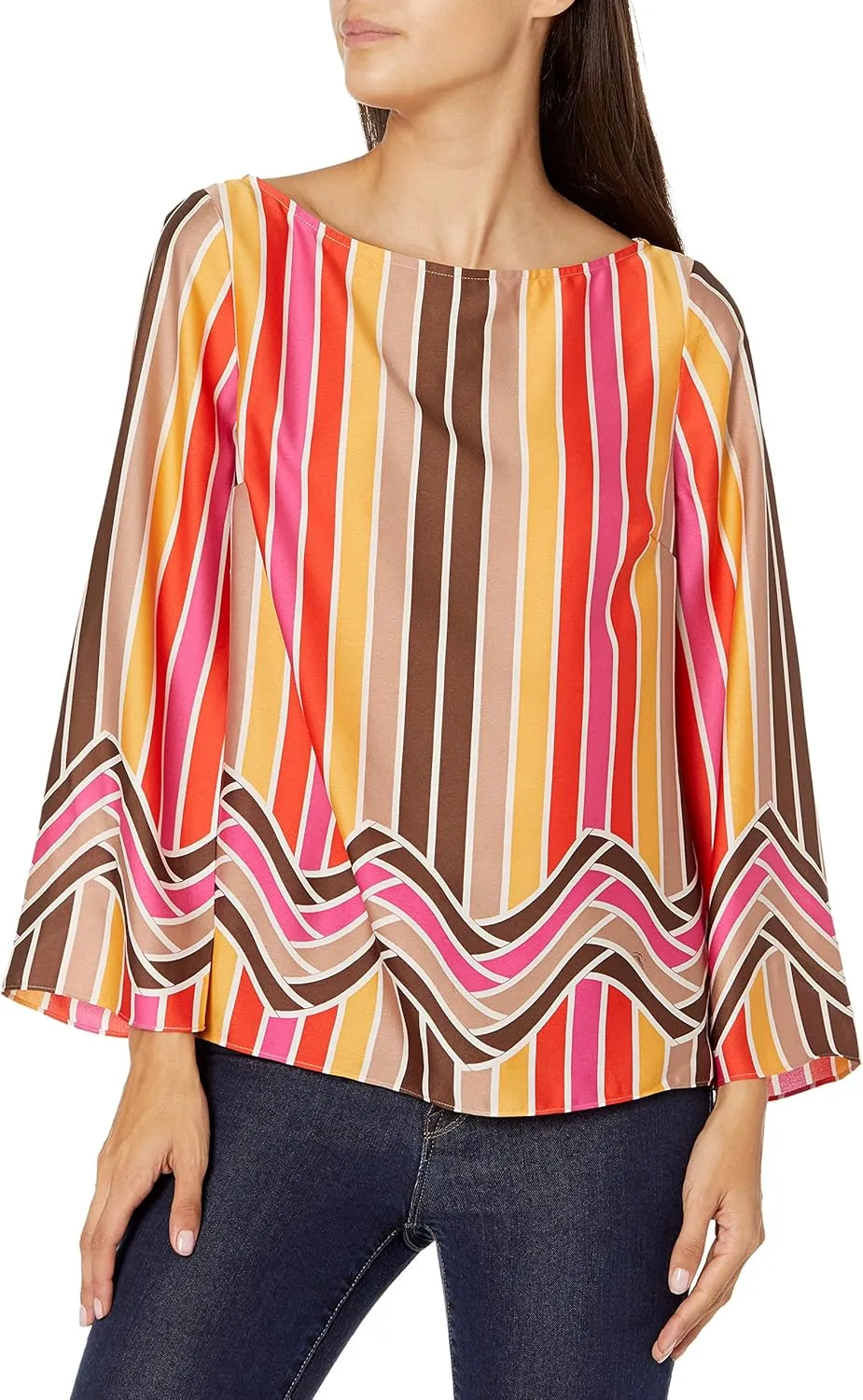 Trina Turk Women's Boat Neck Top