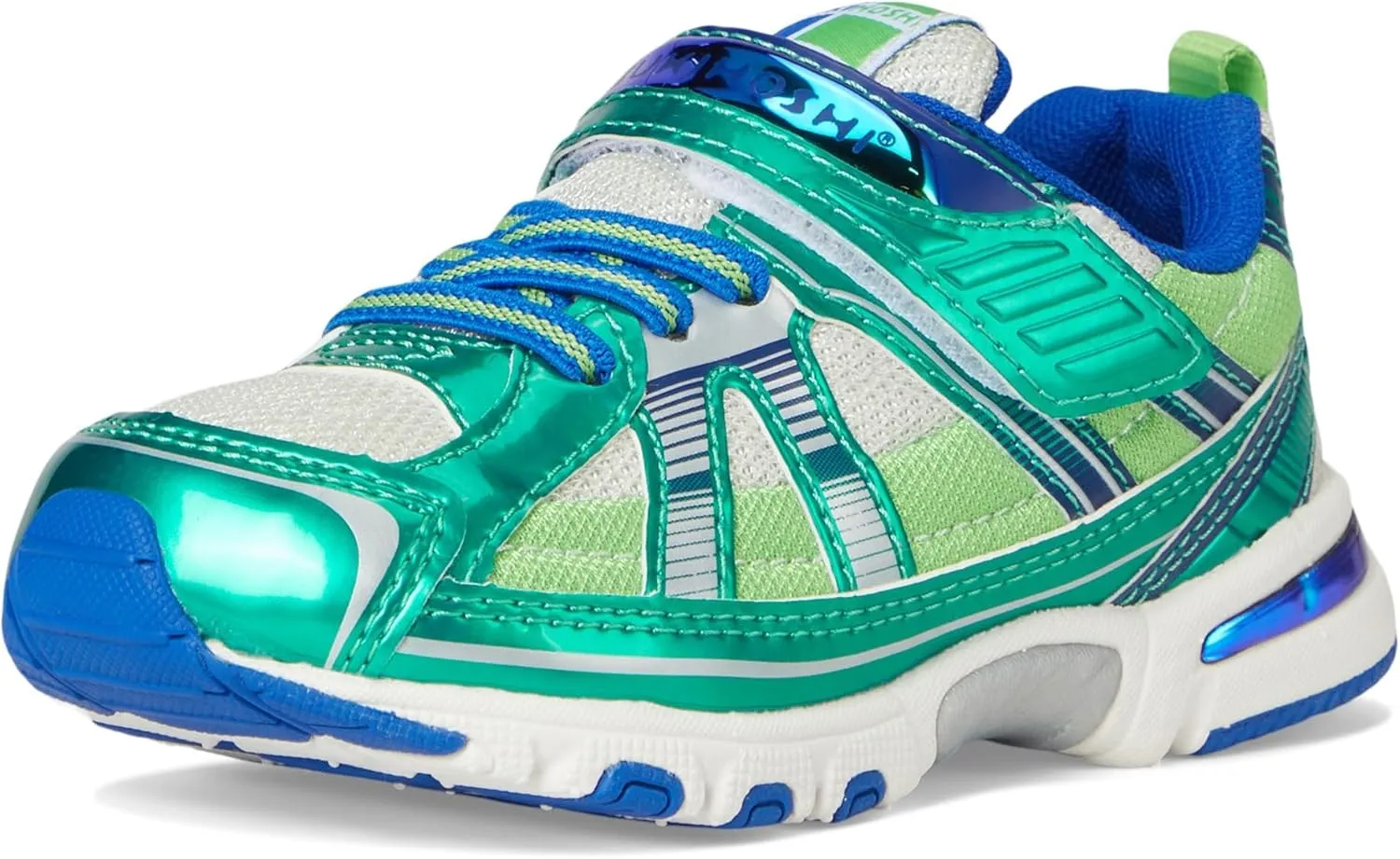 TSUKIHOSHI 3570 STORM Strap-Closure Machine-Washable Child Sneaker Shoe with Wide Toe Box and Slip-Resistant, Non-Marking Outsole - For Toddlers and Little Kids, Ages 1-8