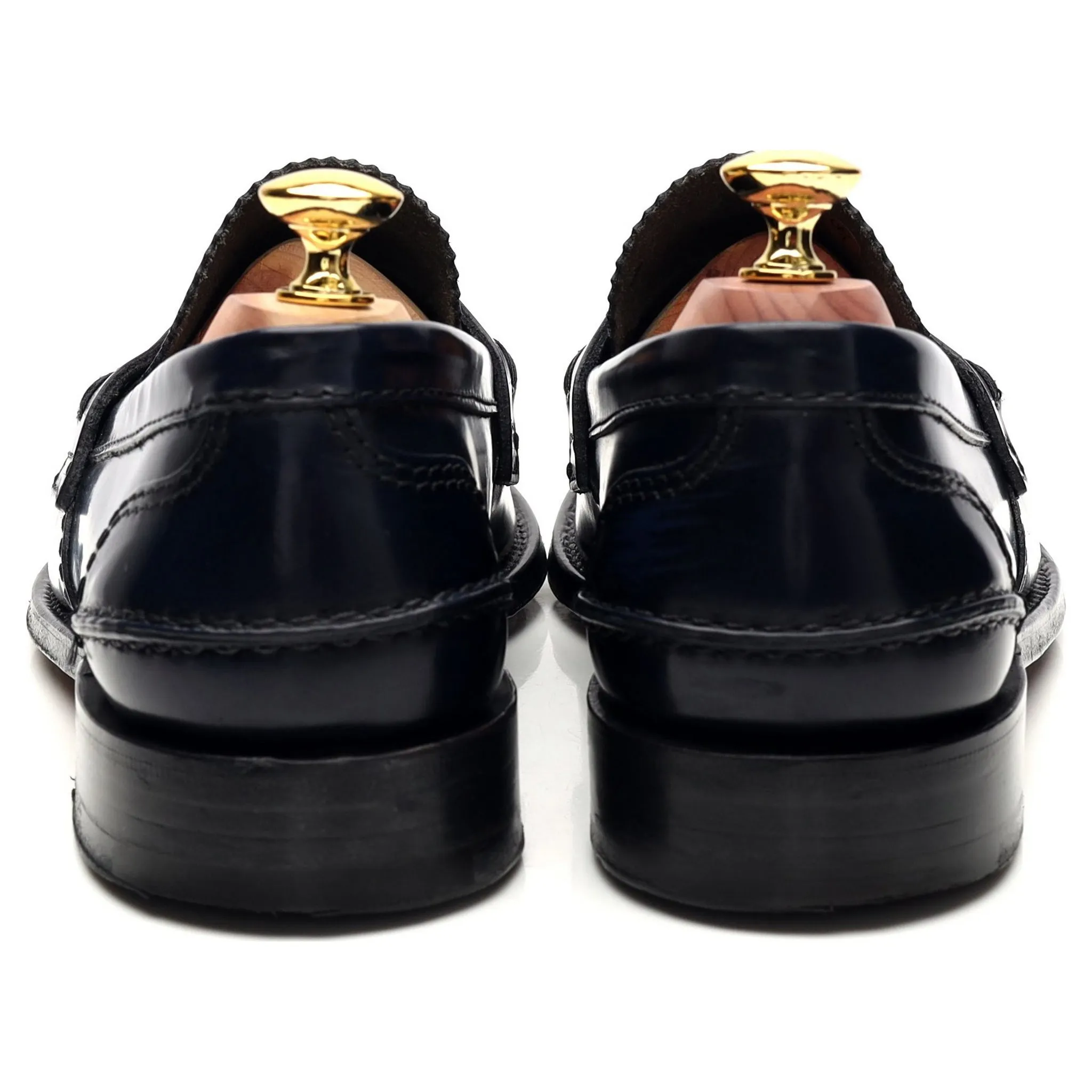 'Tunbridge' Navy Blue Leather Loafer UK 7 G