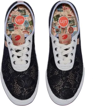 UIN Women's Art Painted Walking Casual Travel Shoes Lightweight Comfort Fashion Sneaker Formentera Series