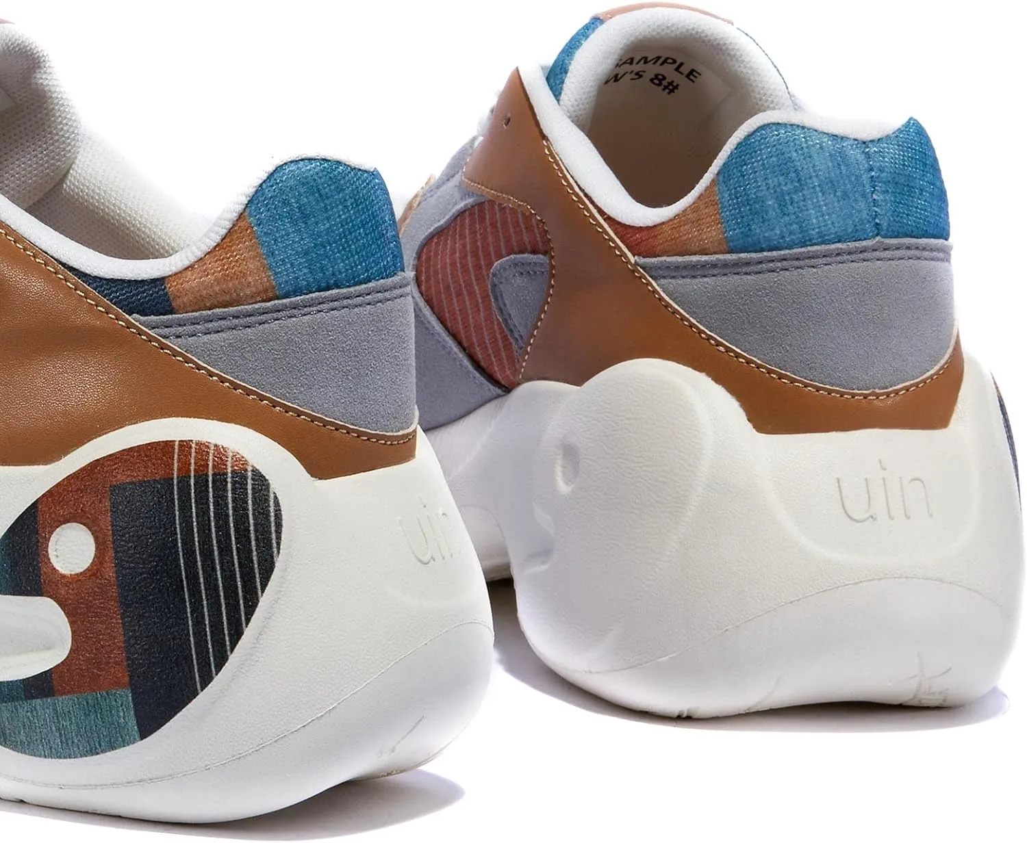 UIN Women's Travel Walking Shoes Art Painted Slip Ons Casual Lightweight Comfortable Chunky Fashion Sneaker Zaragoza Series